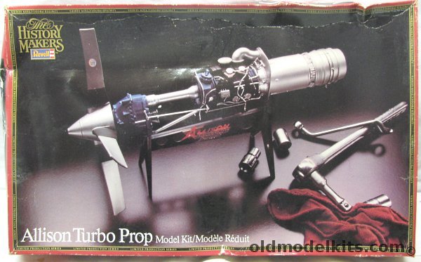 Revell 1/11 Allison 501-D13 Prop-Jet (Turbo prop) Engine - History Makers Issue, 8606 plastic model kit